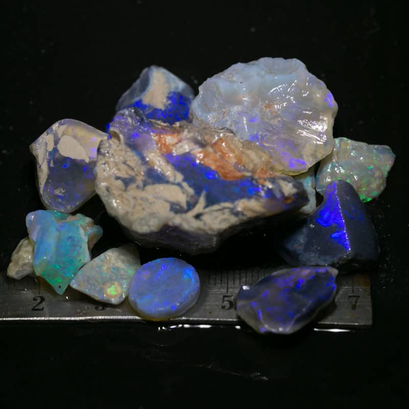 145 ct rough opal parcel 12 pieces