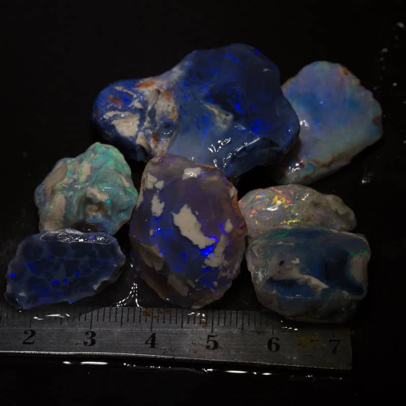 145 ct rough opal parcel 7 pieces