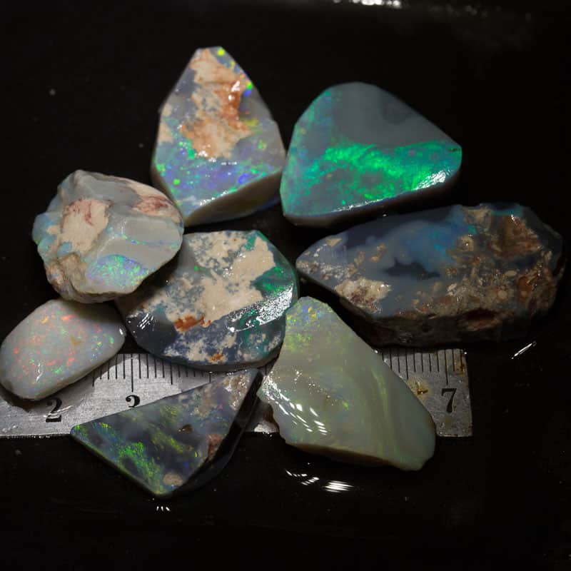 145 ct rough opal parcel 8pc