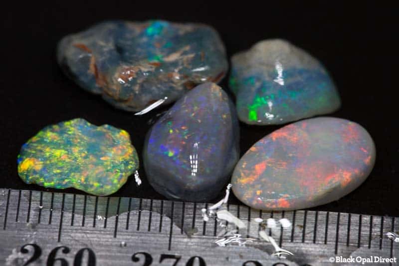 15.06 ct rough opal parcel 5 pieces