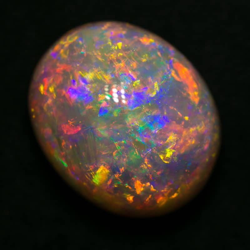 15.43 ct gem crystal opal double sided 17x14x11mm