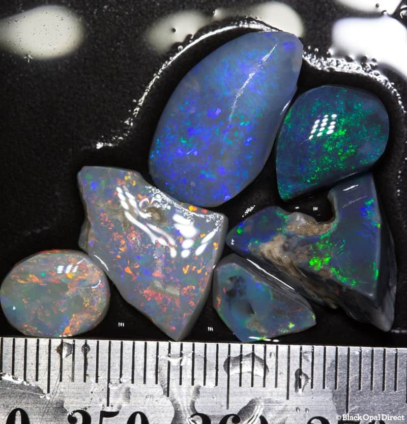15.69 ct opal rubs 6 pieces