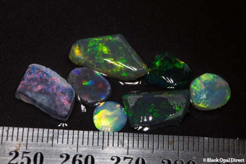 15 ct opal rubs 7 pieces