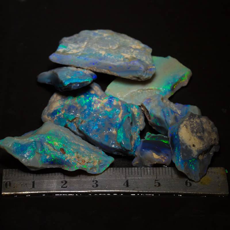 155 ct rough opal parcel 8 pieces
