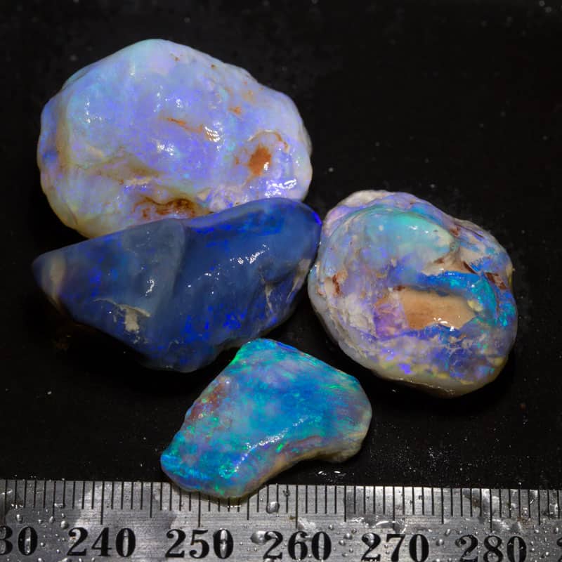 156 ct rough opal parcel 4 pieces