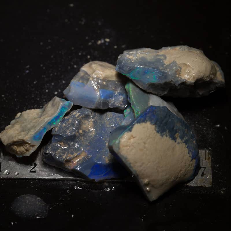 158 ct rough opal parcel 7pc