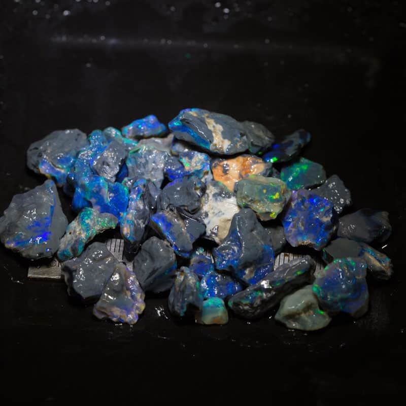 159 ct rough opal parcel 45 pieces