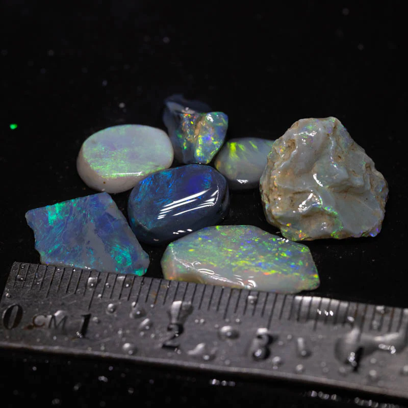 16.00 ct opal rubs 7pc