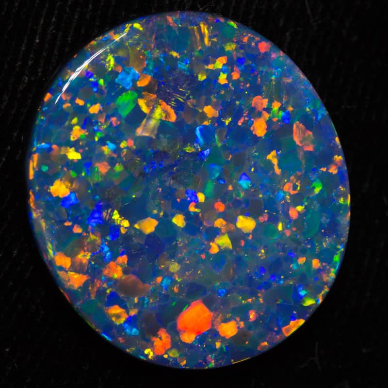 16.82 ct top gem large black opal 24x22x4.5mm