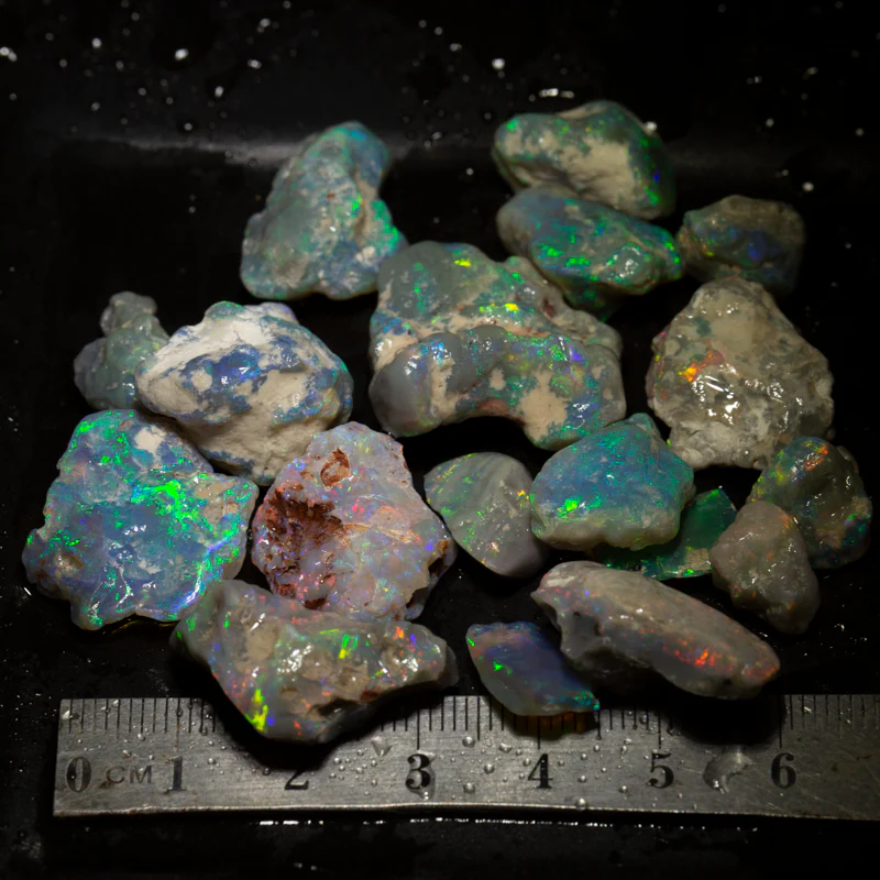 163 ct rough opal parcel 18pc