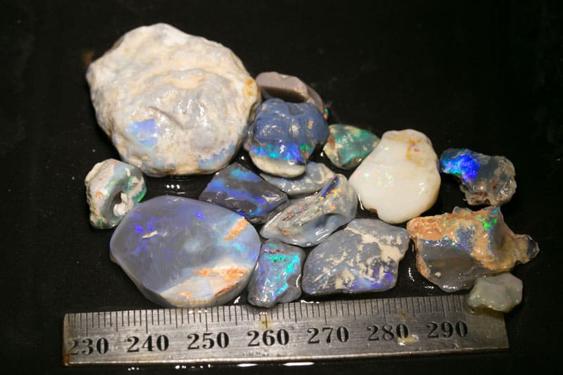 165 ct rough opal parcel 15 pieces