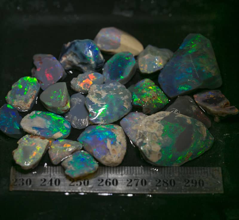166 ct rough opal parcel 23 piece experienced cutters