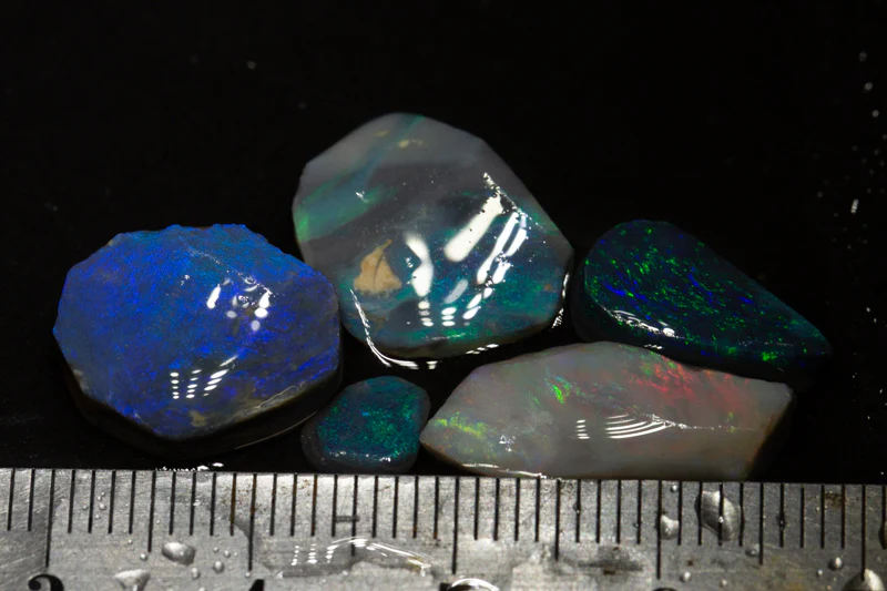 17.00 ct opal rubs 5pc