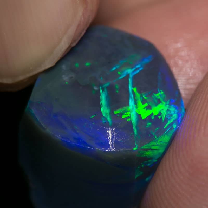 17.43 ct rough rubbed opal piece 15mm across