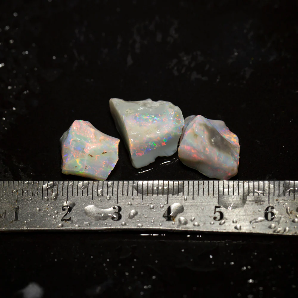 17 ct rough opal parcel 3pc