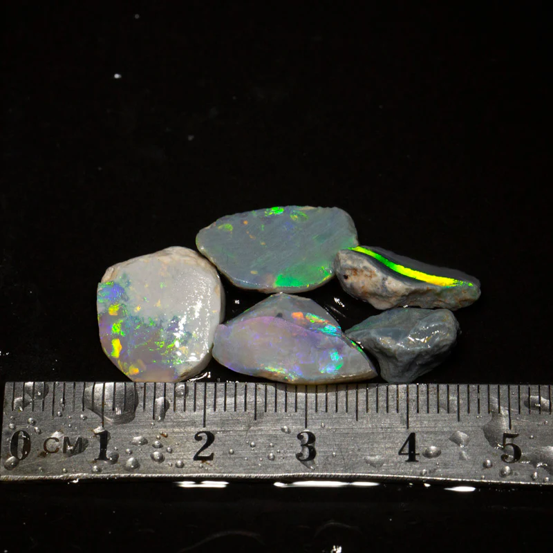 17 ct rough opal parcel 5pc