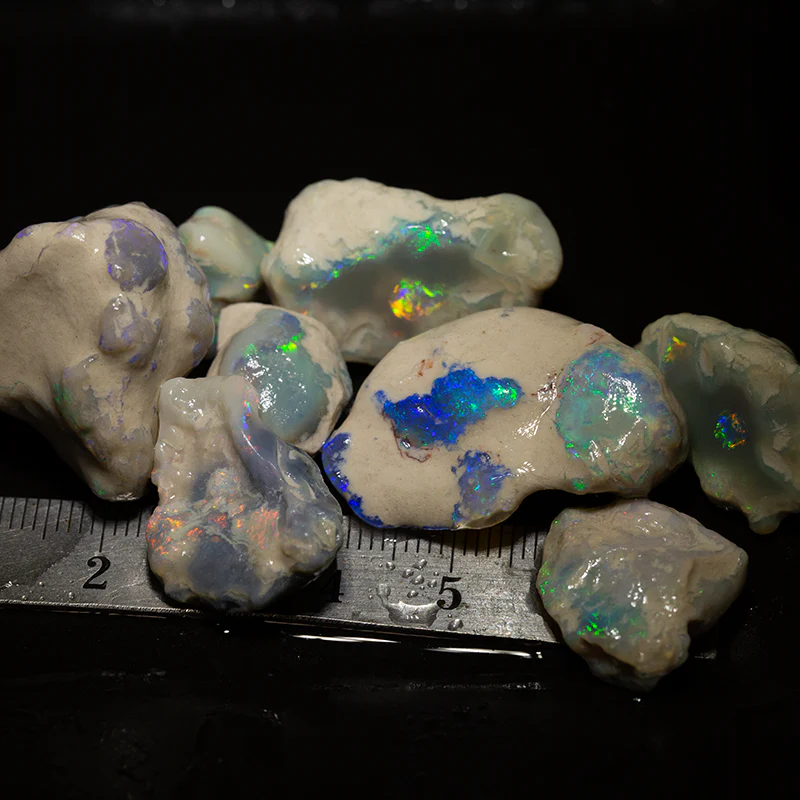 174 ct rough opal parcel 8pc