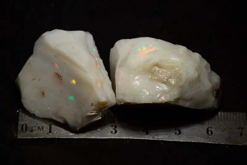177 ct rough opal parcel 2pc