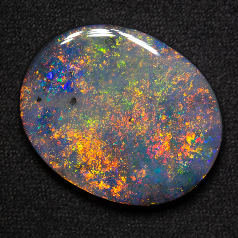 18.00 ct black opal 23.4x18.8x5.6mm