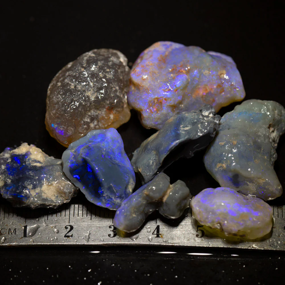 182 ct rough opal parcel 8pc