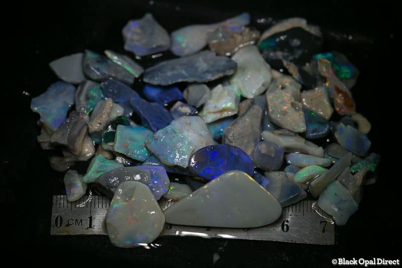 185 ct rough and rubbed opal parcel for beginners
