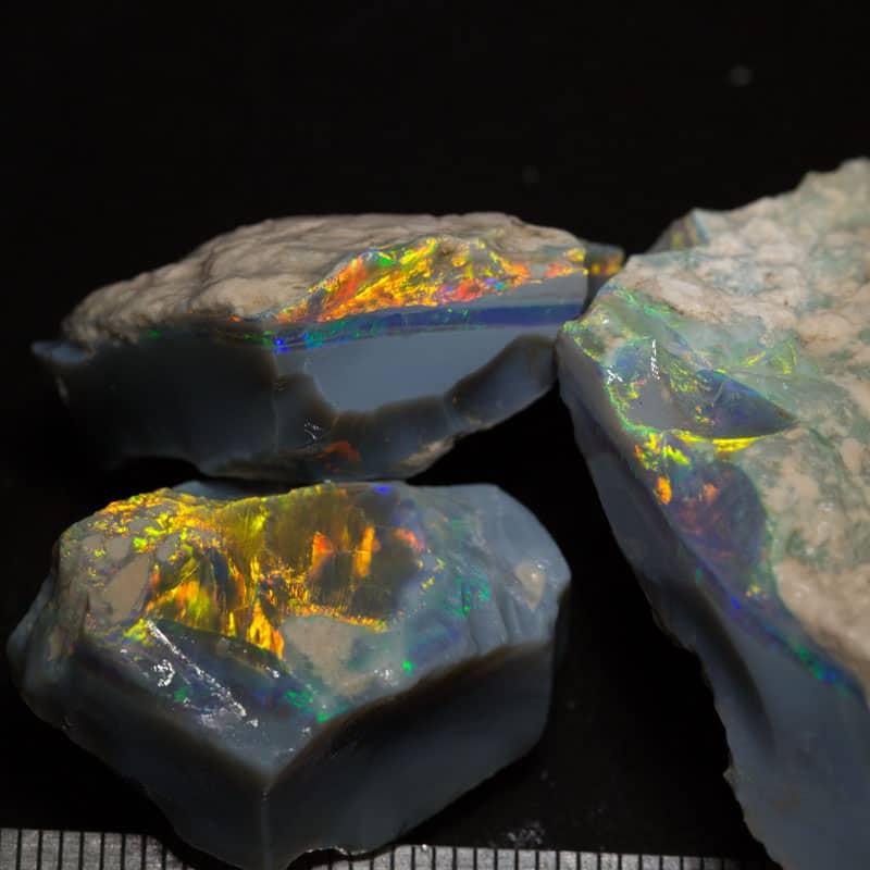 189 ct rough opal parcel 3 pieces