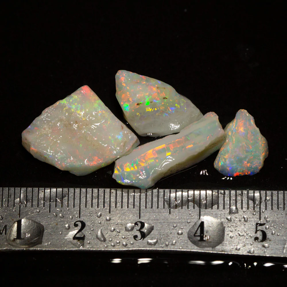 19 ct rough opal parcel 4pc