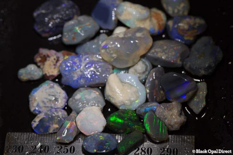 194 ct rough opal parcel for intermediate opal cutters