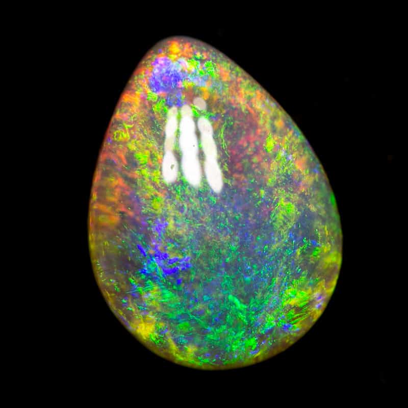 2.02 ct crystal opal drop shape 11x8x3.5mm