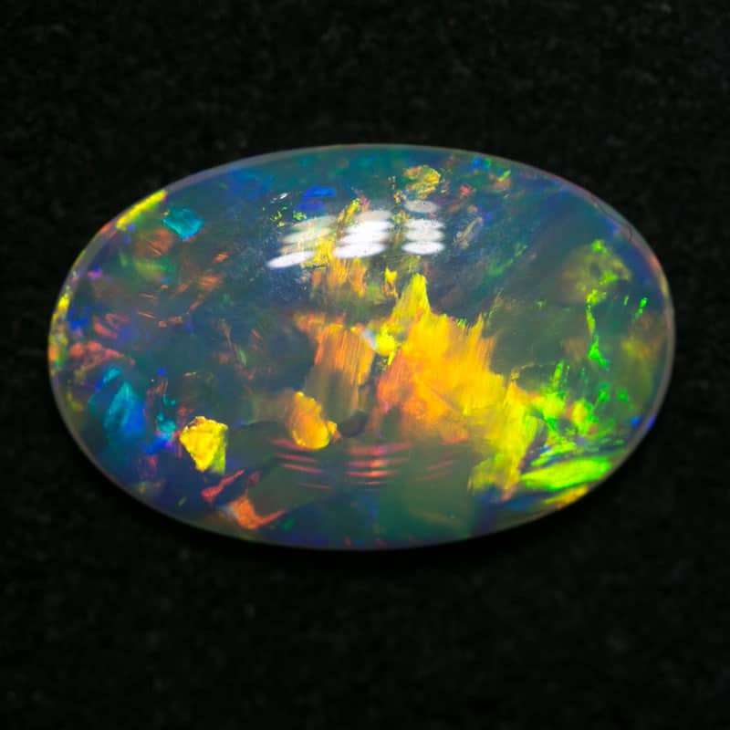 2.02 ct gem double sided crystal opal 13.5x9x3mm