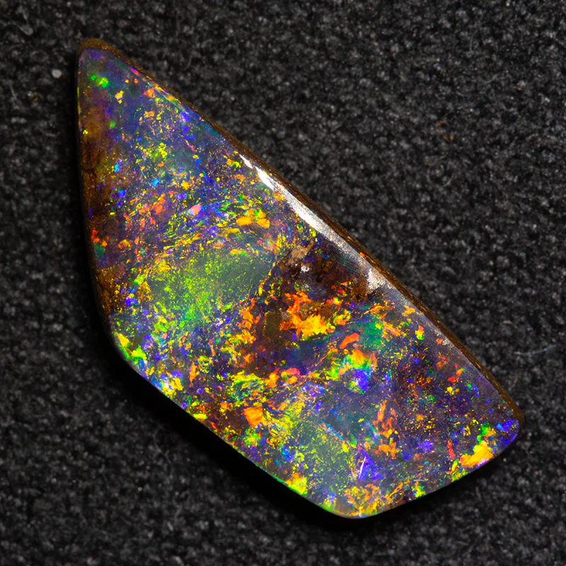2.05 ct boulder opal 14.3x5.9x2.8mm