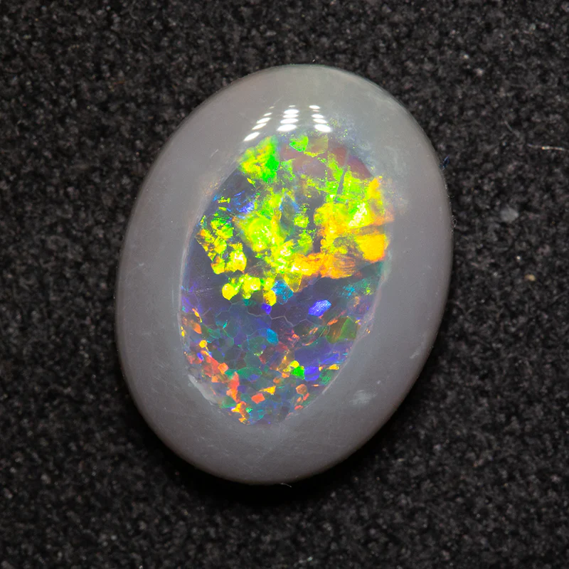 2.07 ct dark opal 10.9x8.4x3.6mm