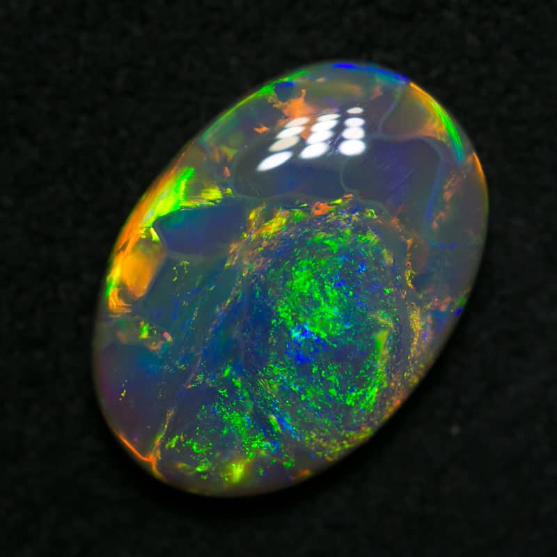 2.07 ct dark opal 15x8x3mm