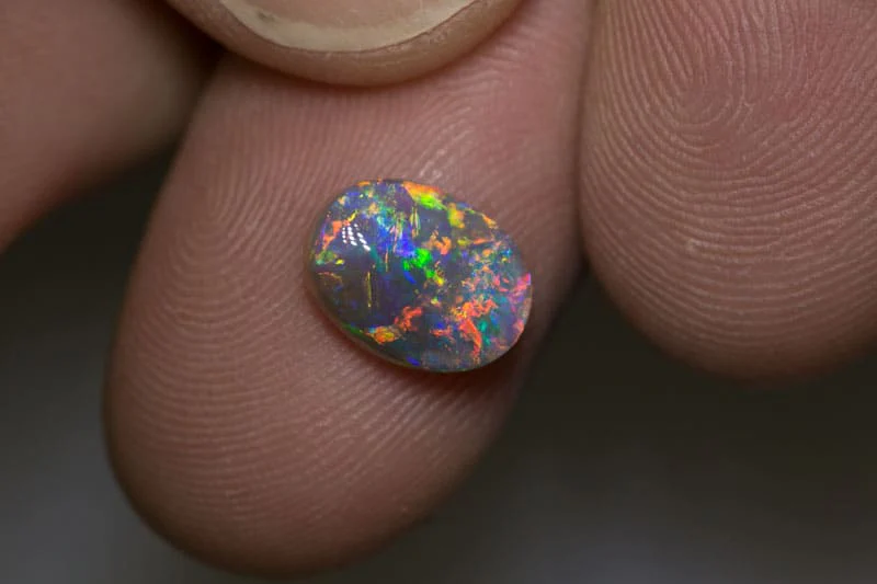 2.09 ct gme crystal opal 10x7.5x4mm