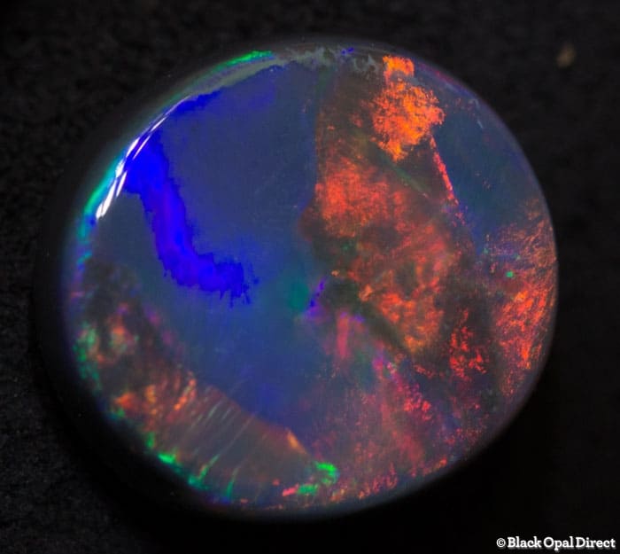 2.10 ct black opal 9.5x9x4mm