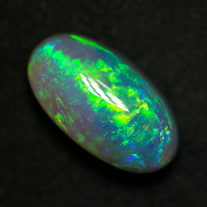 2.10 ct dark crystal opal 11x6x5mm
