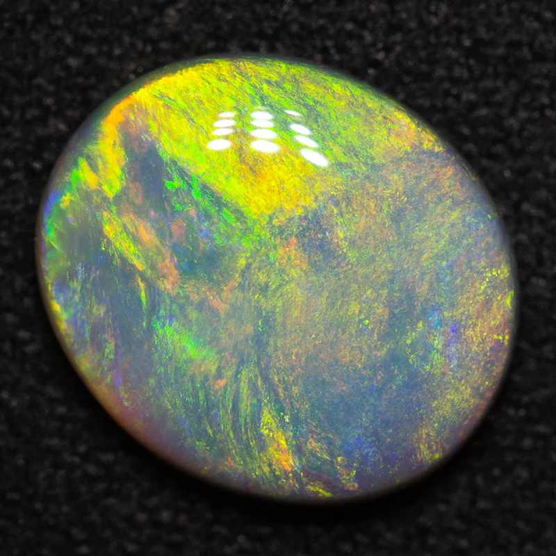2.11 ct dark opal 10.7x9.2x3.5mm