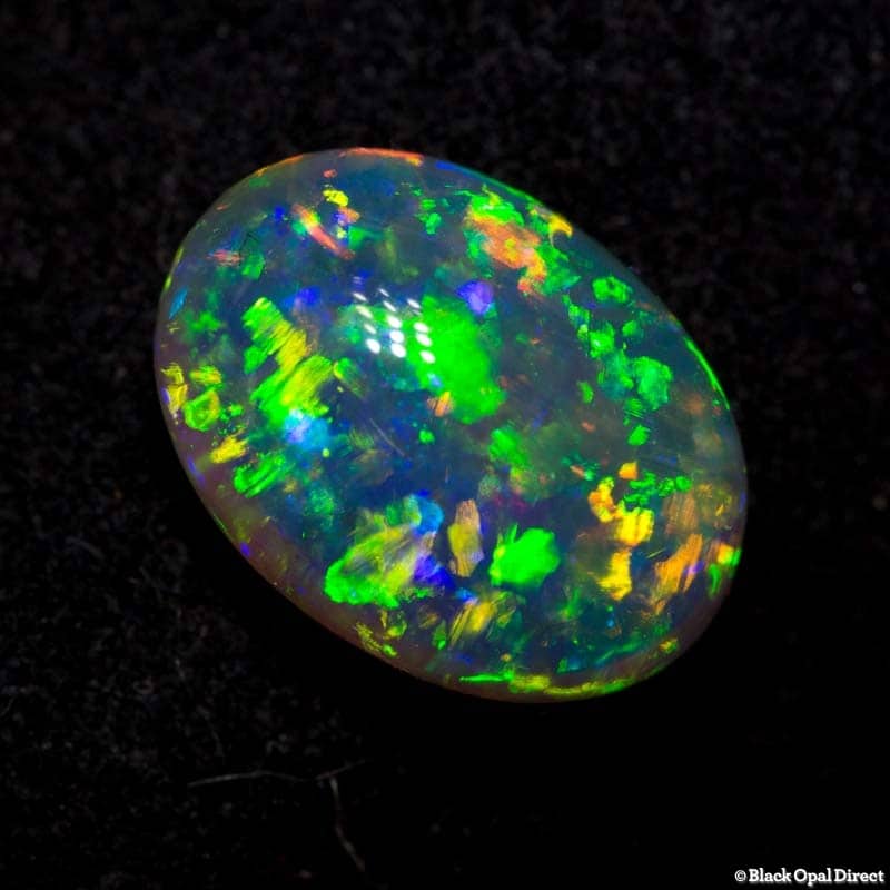 2.11 ct gem double sided crystal opal 10x7x4mm