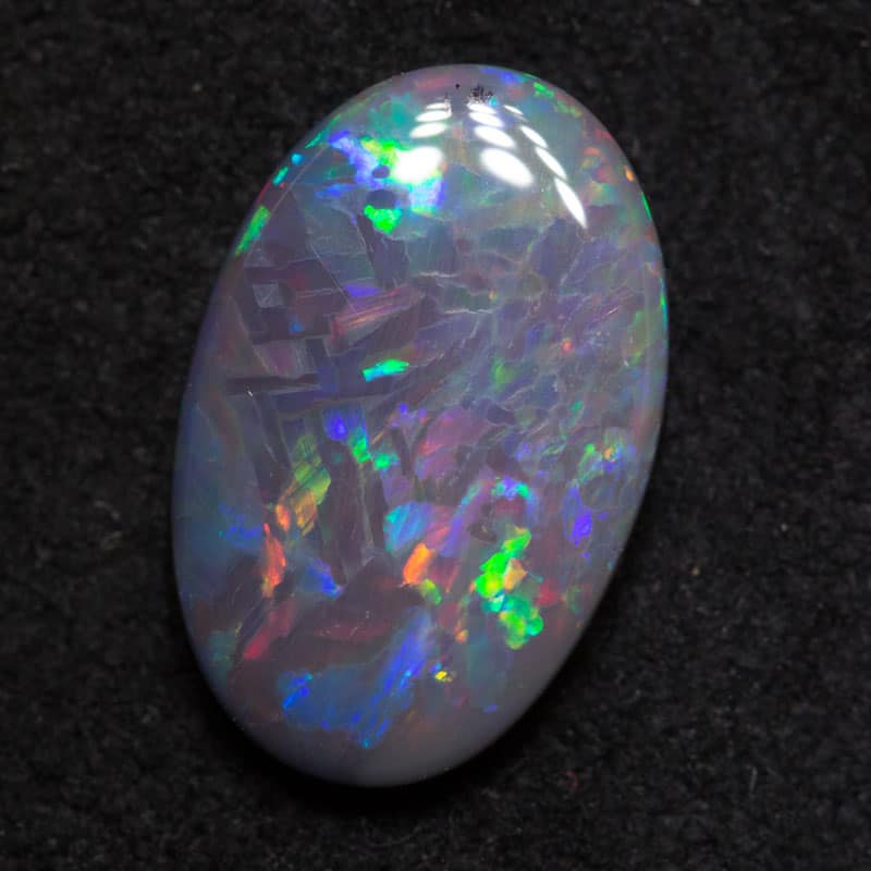2.12 ct black opal 12x8x3mm