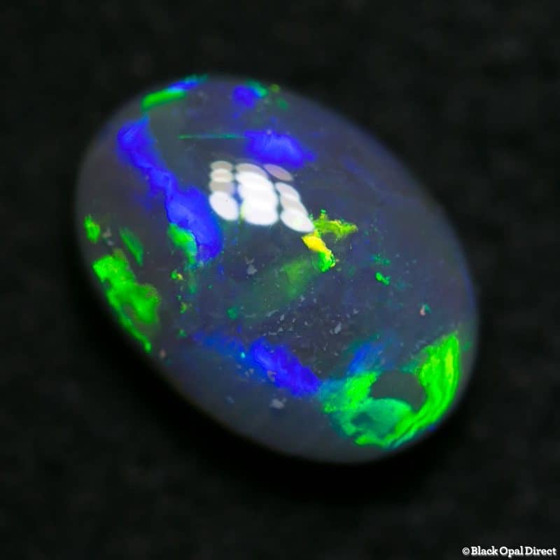 2.12 ct semi black opal 10x7x5mm