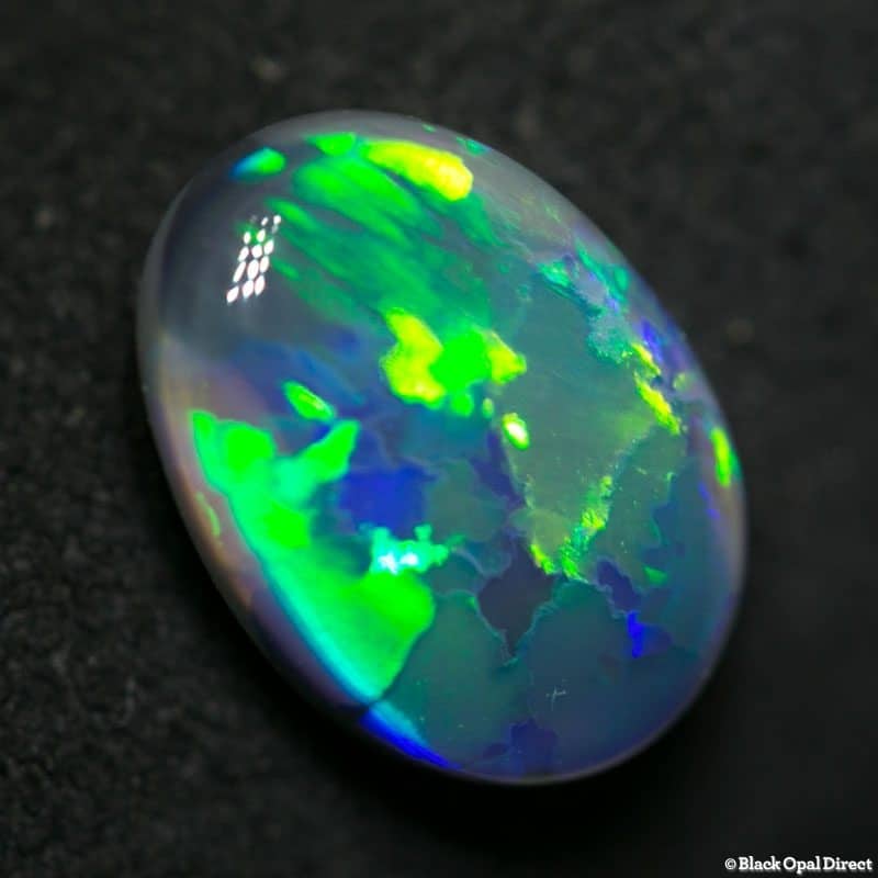 2.13 ct black opal 10.5x8x4mm