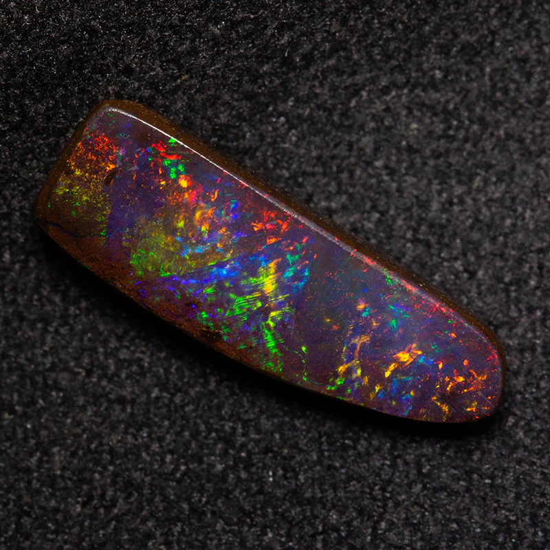 2.14 ct boulder opal 13.9x4.8x3.1mm
