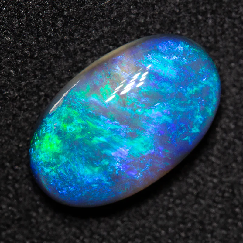 2.15 ct black opal 11.7x7.1x3.9mm