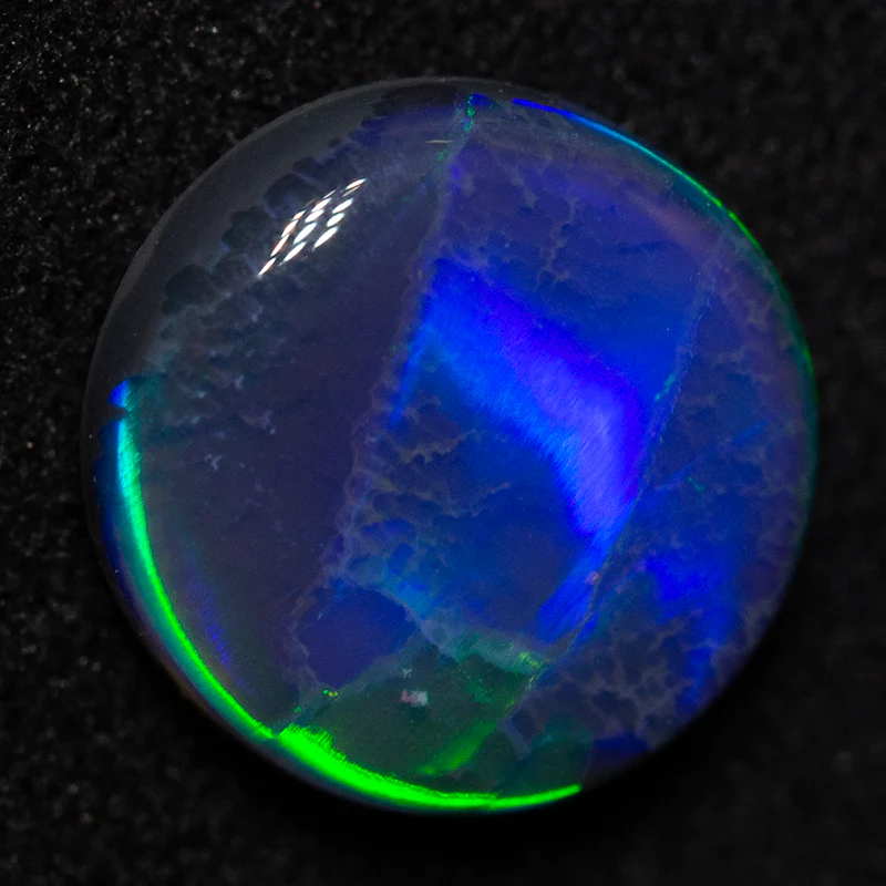 2.18 ct black opal 9x9x4mm