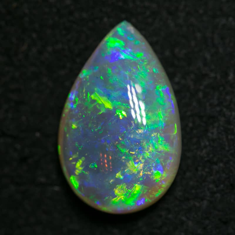 2.19 ct double sided crystal opal 12x8x4mm