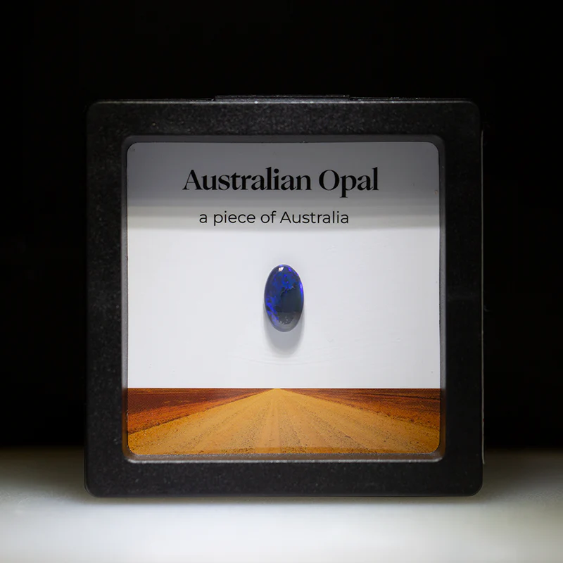 2.20 ct black opal treasure box
