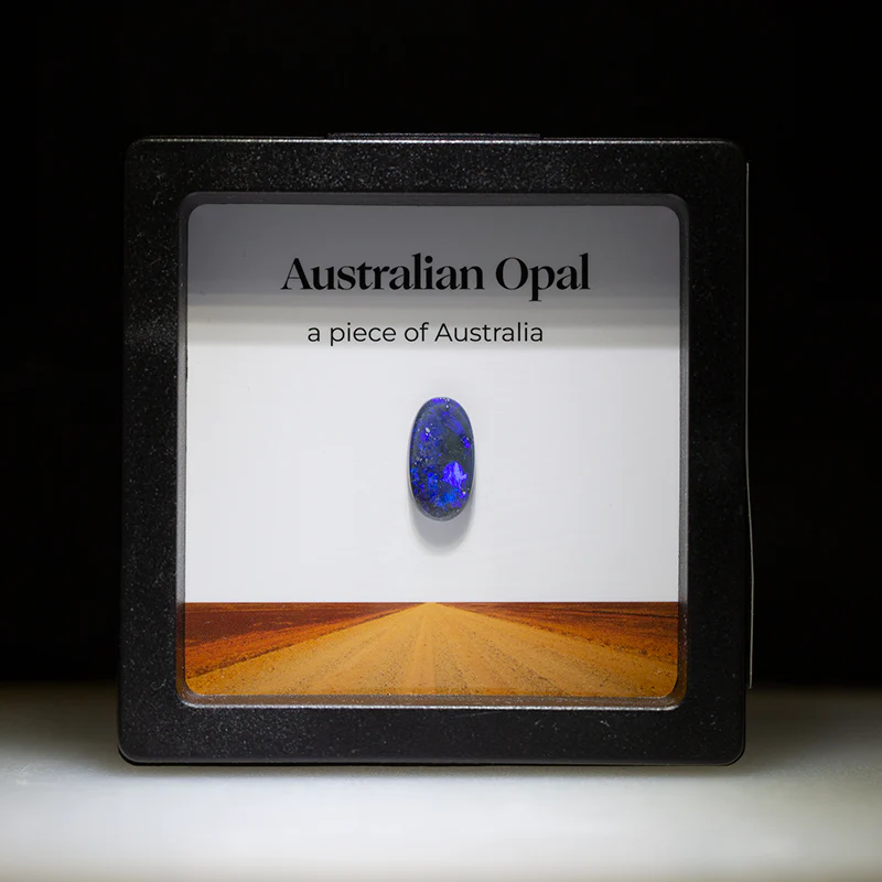 2.20 ct black opal treasure box