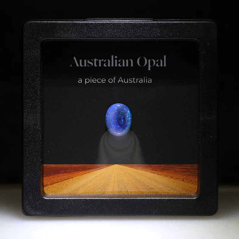 2.21 ct black opal treasure box