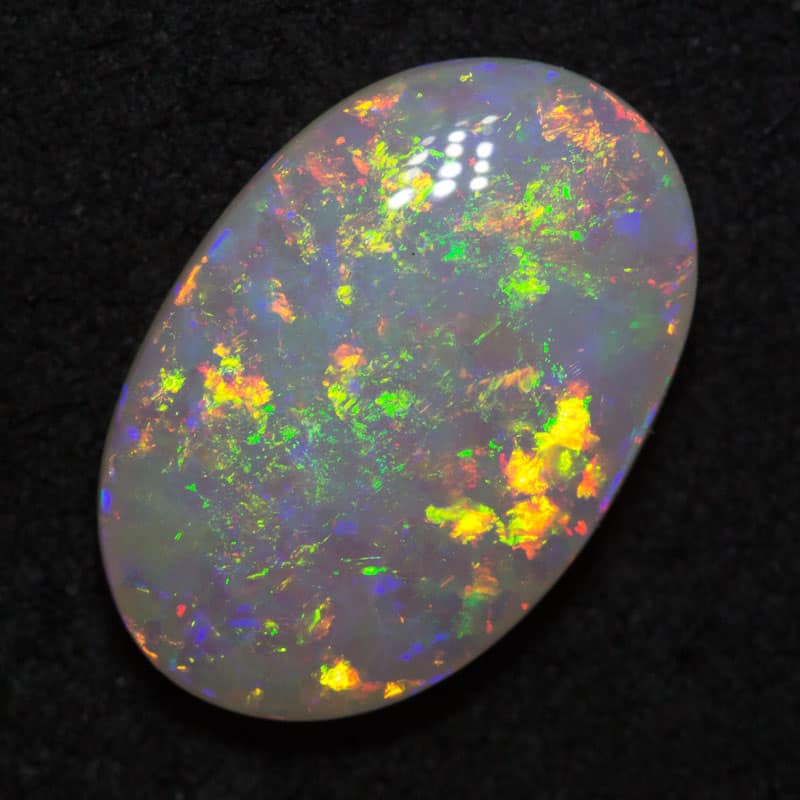 2.21 ct dark opal 12.8x8.5x3.3mm