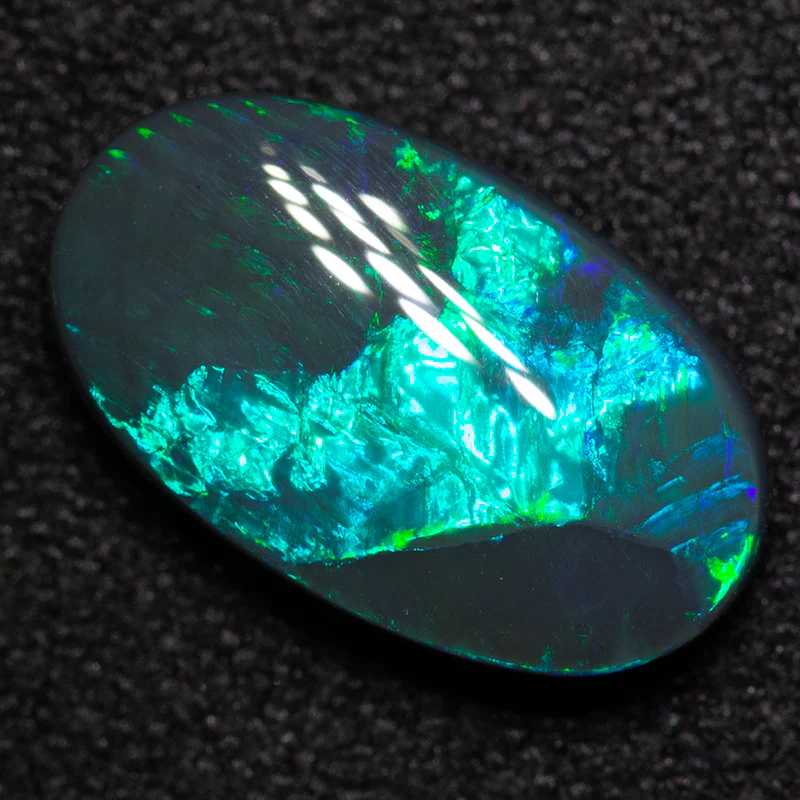2.24 ct black opal 12.4x7.4x3.6mm